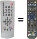 Replacement remote control Nikkei NK LT 115