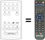 Replacement remote control 18169