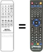 Replacement remote control 209 T