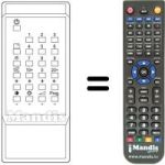 Replacement remote control 3780