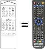 Replacement remote control RM 109