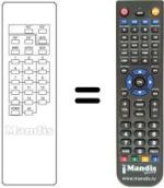 Replacement remote control 4120