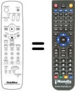 Replacement remote control 597-086F