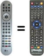 Replacement remote control 6710V000126F