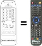 Replacement remote control REMOTE CONTROL UNIT