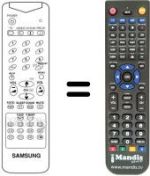 Mando a distancia equivalente Samsung CX 6840N / W