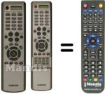 Mando a distancia equivalente Samsung LW 40A23W