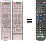 Mando a distancia equivalente Samsung PS-42P3S
