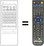 Replacement remote control HS 147704