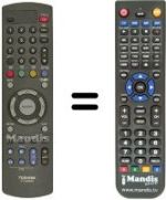 Comandament a distància equivalent Toshiba 44 PL 93 G