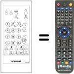 Replacement remote control CT-9234