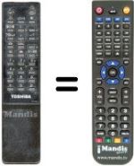 Mando a distancia equivalente Toshiba 2503 SF