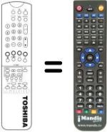 Replacement remote control CT-9867