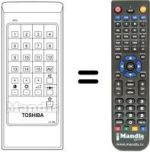 Replacement remote control CT-996