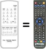 Replacement remote control Hinari CTV 7