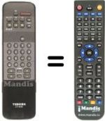 Replacement remote control CT 9734