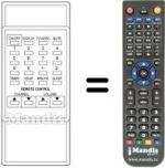 Replacement remote control Multitech CVP 2400