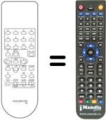 Replacement remote control Televideon CTV 8555