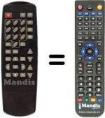 Mando a distancia equivalente F1-C1