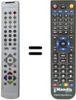 Replacement remote control FS 2605 BE