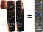 Mando a distancia equivalente Grundig GV-5050 VPS