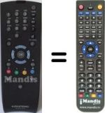 Mando a distancia equivalente Grundig VISION II 32 LXW 82-9620