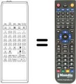 Replacement remote control TH 99