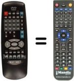 Replacement remote control JK00183645