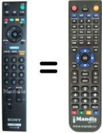 Replacement remote control Sony KDL-26 P3000 E