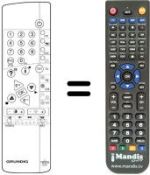 Mando a distancia equivalente Grundig M 95-115 / 9 IDTV