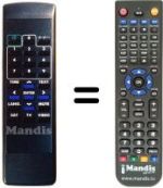 Replacement remote control MAC-200
