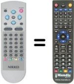 Replacement remote control Nikkei NK 1905
