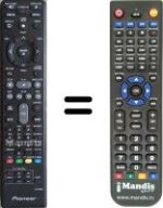 Replacement remote control Pioneer BCS-HF 818