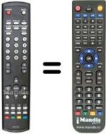 Replacement remote control Hyundai HM 19 W