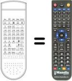 Replacement remote control Multitech KT 9272 STX-IIC BUS