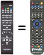 Replacement remote control Inno Hit IH 22875 WT