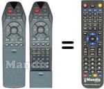 Replacement remote control RC 2550