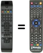 Replacement remote control RC 3902