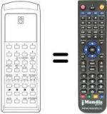 Replacement remote control RC 45