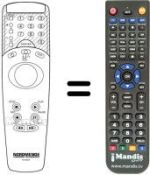 Mando a distancia equivalente RC 4209 X