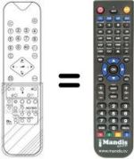 Replacement remote control Multitech KT 8342