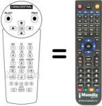 Mando a distancia equivalente RC 8233 / 00
