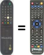 Mando a distancia equivalente LG CB 14F84
