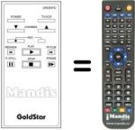 Mando a distancia equivalente LG RL 42 E