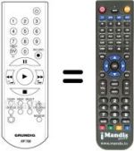 Mando a distancia equivalente Grundig SE-8105 HIFI