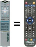 Mando a distancia equivalente SE-R0019