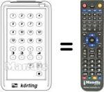 Replacement remote control 18616