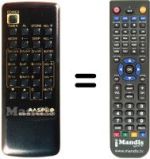 Replacement remote control ST 8
