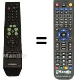 Mando a distancia equivalente Samsung HT-Q9