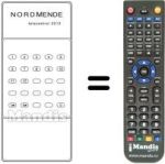 Mando a distancia equivalente TC 2212